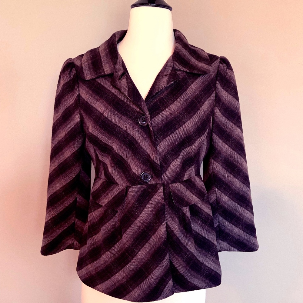 Banana Republic Wool Peplum Jacket, Size Small